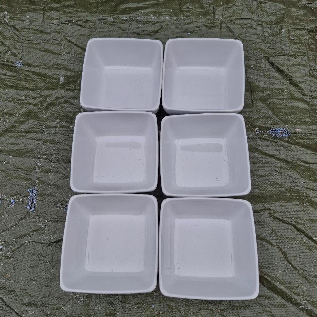 Melamine serveerschaaltjes (catering), Overige materialen, Gebruikt, Ophalen of Verzenden, Schaal of Schalen