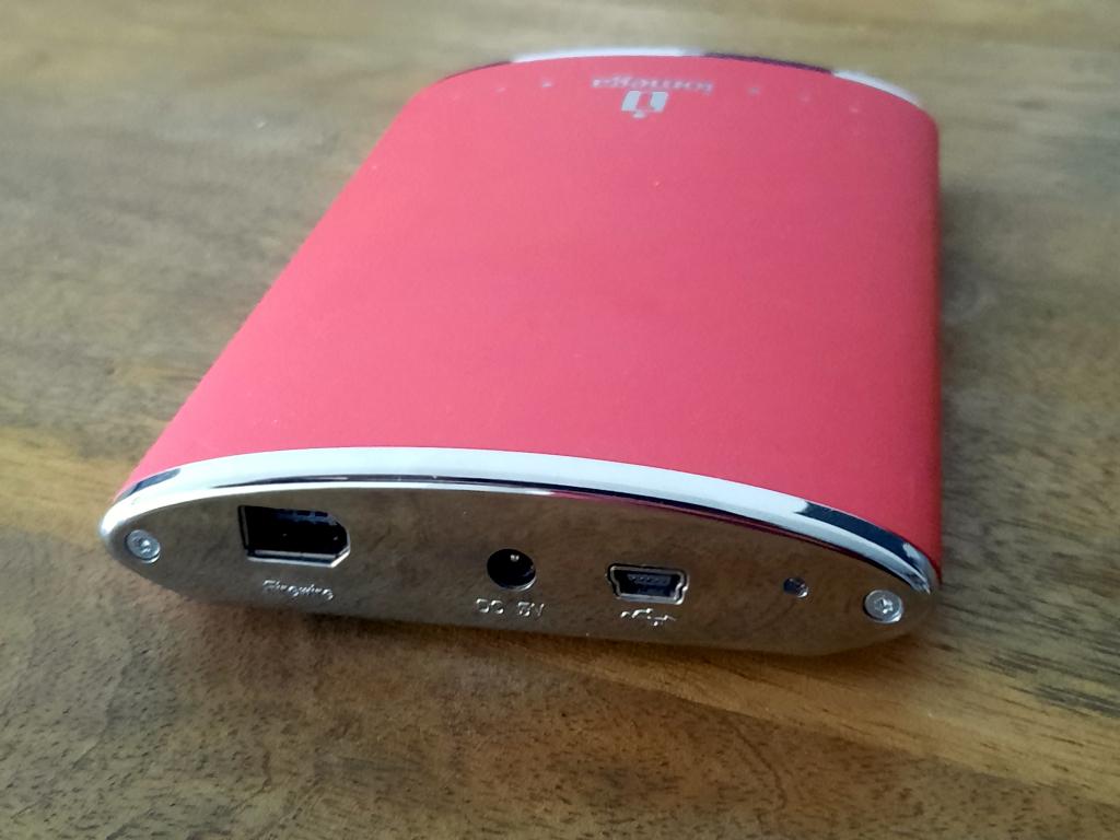 Iomega eGo 250GB Rood, Gebruikt, HDD, Ophalen of Verzenden, Overige aansluitingen