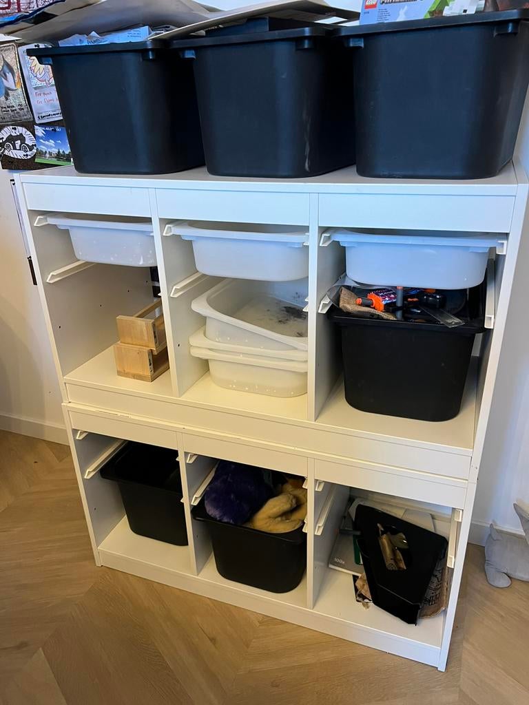 2 x trofast kast ikea, Huis en Inrichting, Kasten | Ladekasten, Gebruikt, Minder dan 100 cm, 25 tot 50 cm, 50 tot 100 cm