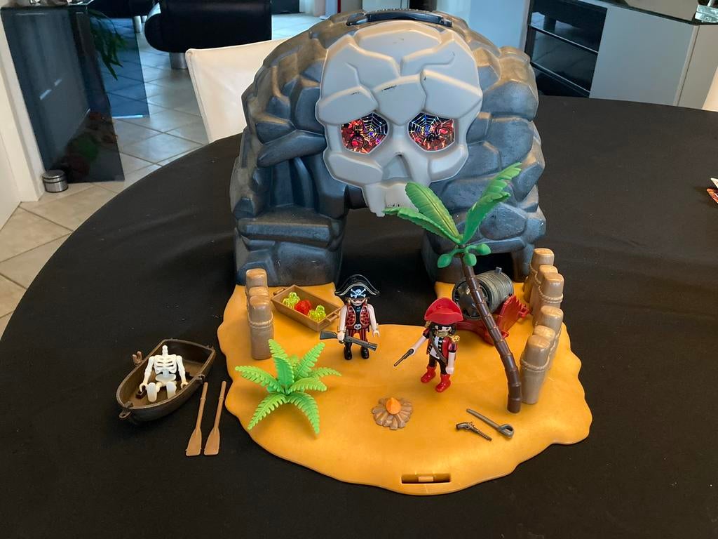 Playmobil piraten doodshoofd eiland 4443, Ophalen of Verzenden