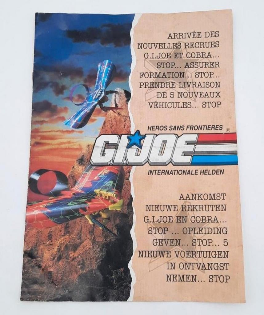 GI Joe Nieuwe Rekruten GI Joe en Cobra reclame boekje 1992, Ophalen of Verzenden, Gebruikt