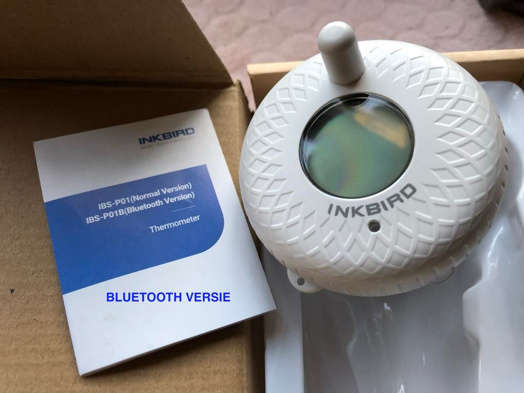 Inkbird ibs-p01/b pool thermometer met bluetooth versie, Ophalen of Verzenden, Zo goed als nieuw, Binnenthermometer