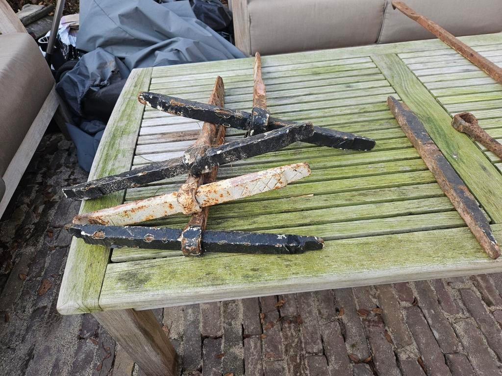 Diverse antieke muurankers - decoratief en functioneel, Antiek en Kunst, Ophalen of Verzenden
