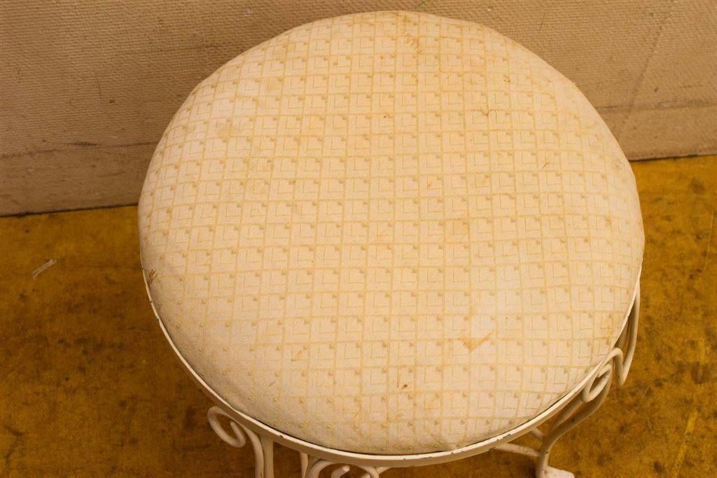 Metalen kruk 49169, Ophalen of Verzenden, Gebruikt, Hout