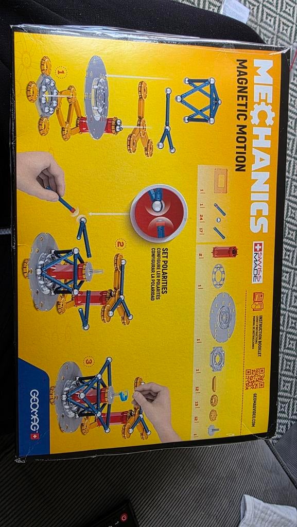 GEOMAG Mechanics Magnetic Motion 86 stuks, Kinderen en Baby's, Speelgoed | Educatief en Creatief, Ophalen, Zo goed als nieuw, Bouwen