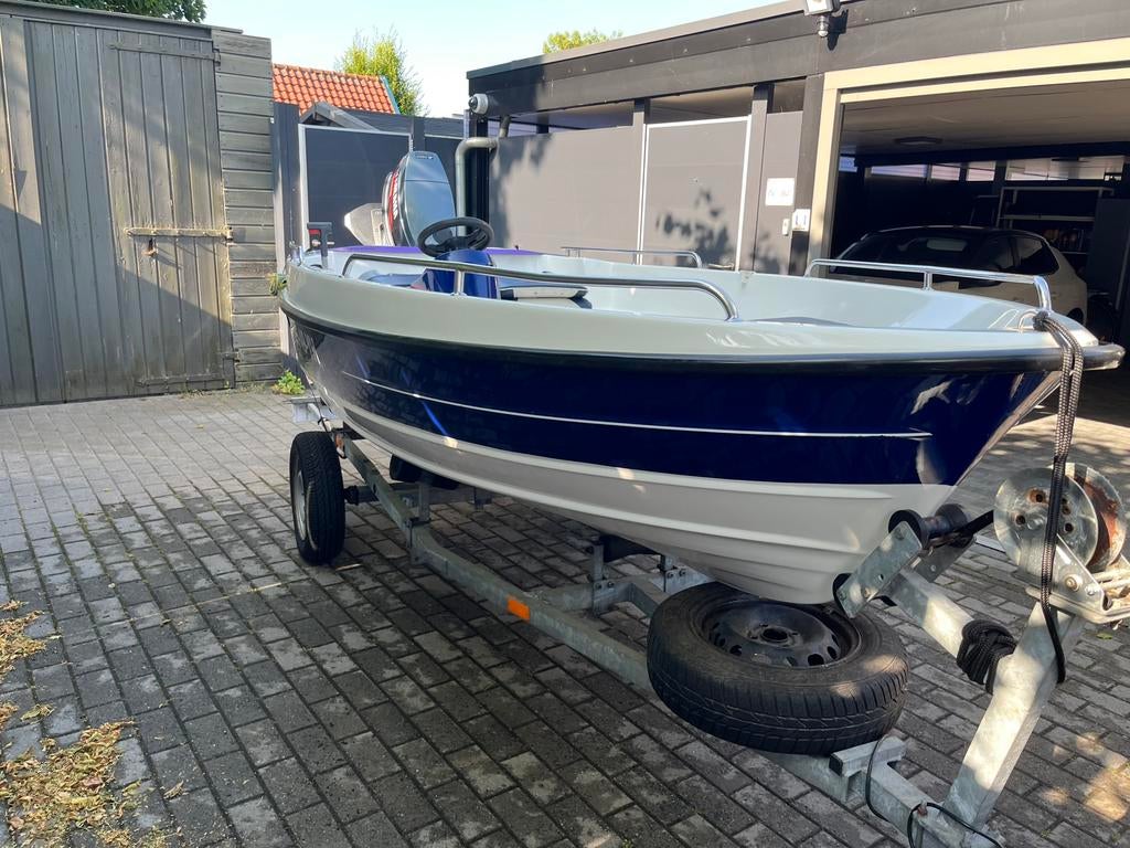 With viksund 3.85, Ophalen of Verzenden, Zo goed als nieuw, 30 tot 50 pk, 3 tot 6 meter