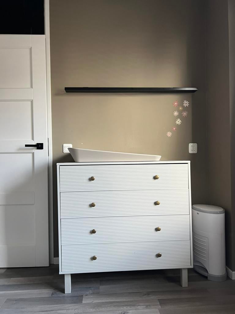 Woood Madu ladekast - commode - kinderkamer, Ophalen, 50 tot 100 cm, Zo goed als nieuw, 3 of 4 laden