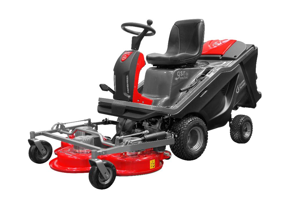 GF GSR Electric (demo) – Professionele elektrische zitmaaier, Tuin en Terras, Zitmaaiers, Verzenden, Zo goed als nieuw, Mulchfunctie