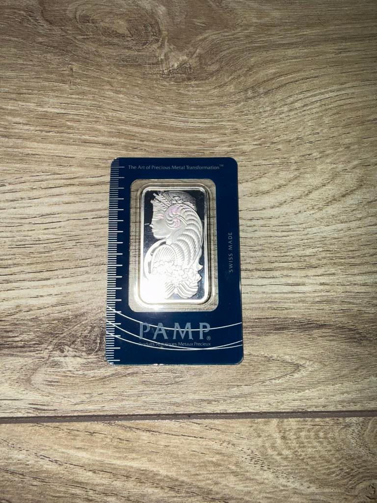 Pamp silver baar 1 ounce, Ophalen of Verzenden, Zilver