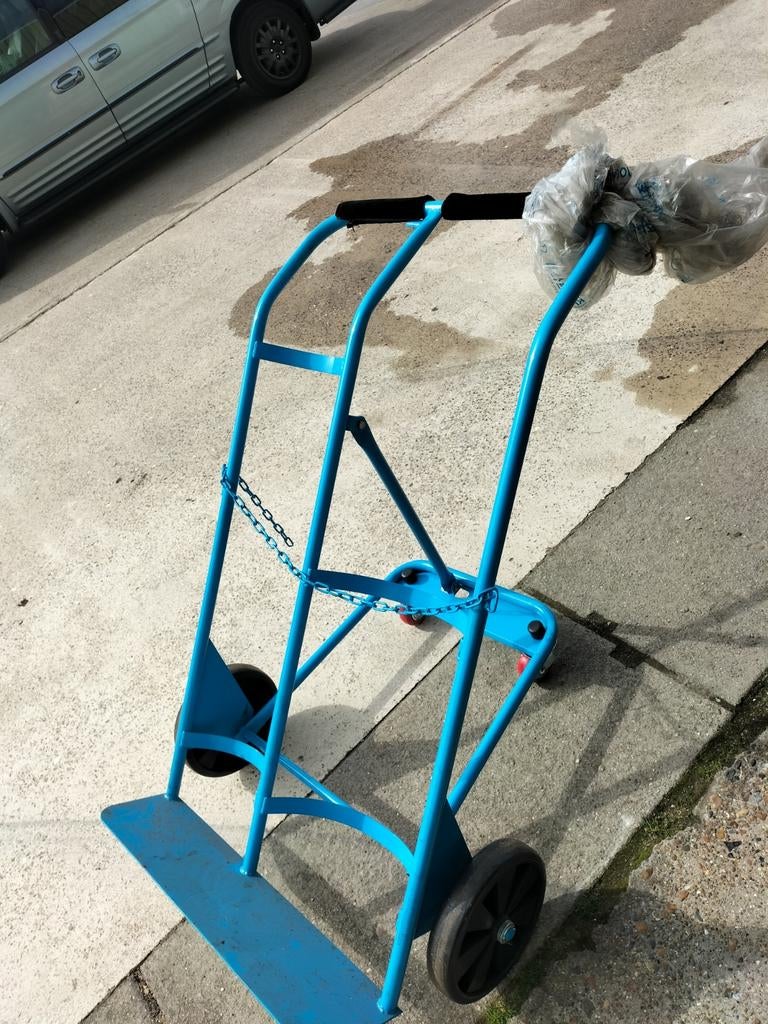 2 formaten gasflessen kar deluxe, 100 liter of meer, Ophalen of Verzenden, Transportkar