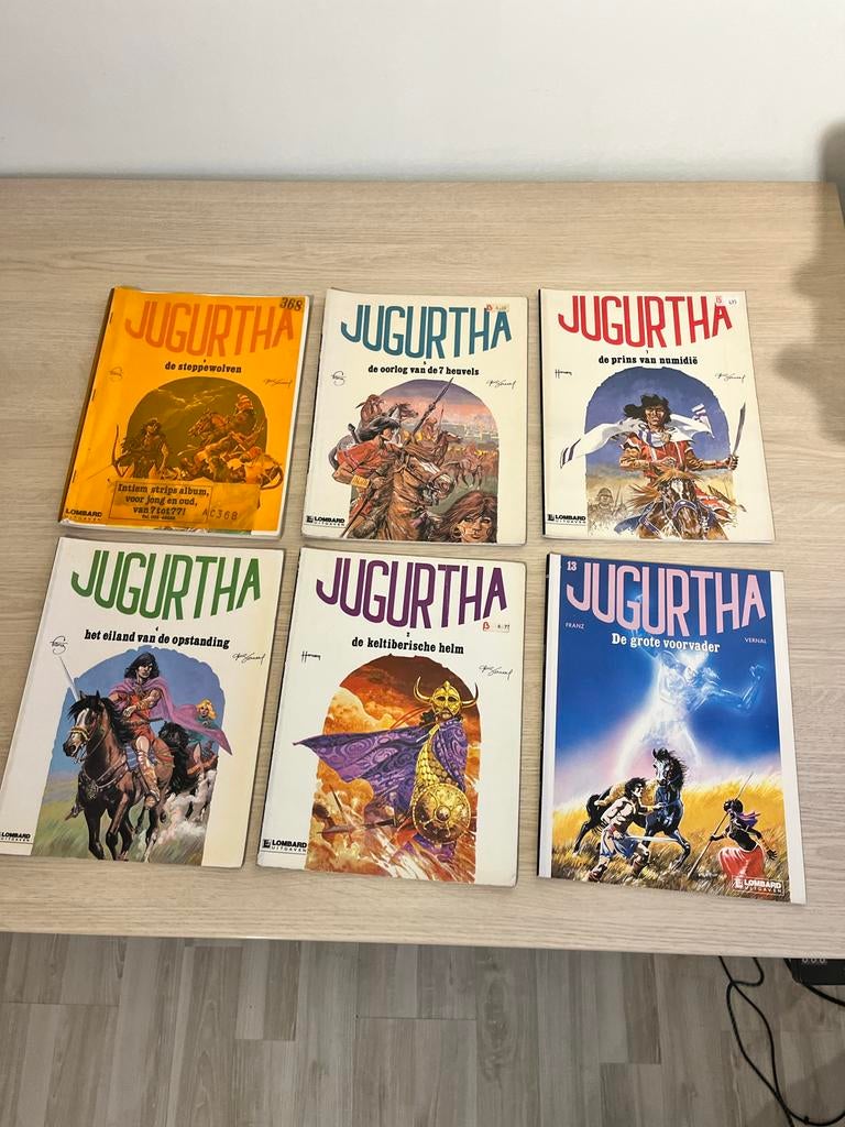 Jugurtha stripboeken - 6 stuks, Boeken, Stripboeken, Meerdere stripboeken, Ophalen of Verzenden, Gelezen