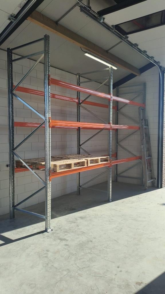 Palletstelling magazijnstelling set 4,67 mtr. nieuw koopje, Ophalen