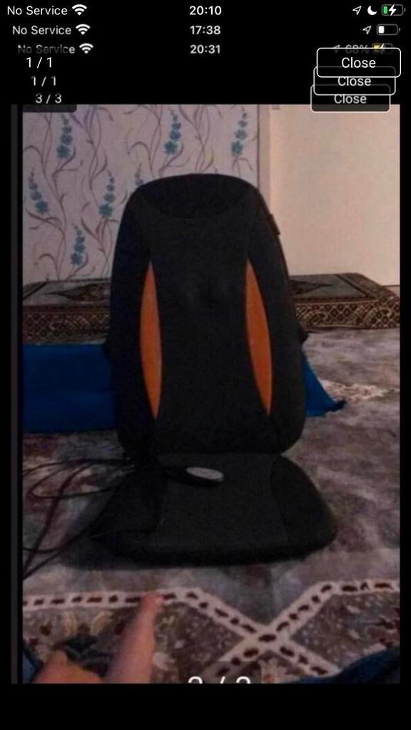 Lekkere massage voor het rug, Ophalen, Zo goed als nieuw