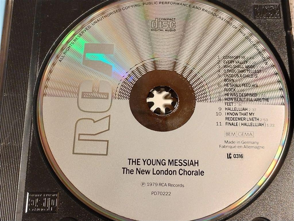 The New London Chorale - The Young Messiah, Ophalen of Verzenden, Zo goed als nieuw