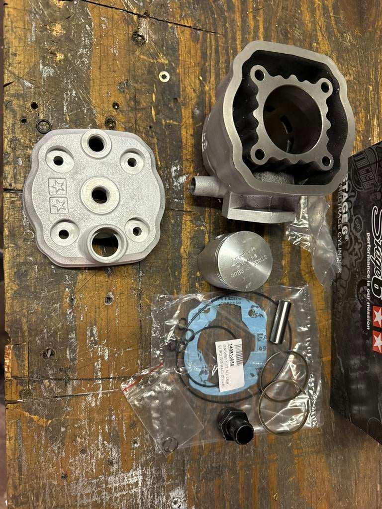 Derbi ot stage6 88cc streetrace cilinder nieuw aanbieding, Derbi, DERBI, Derbi, Nieuw