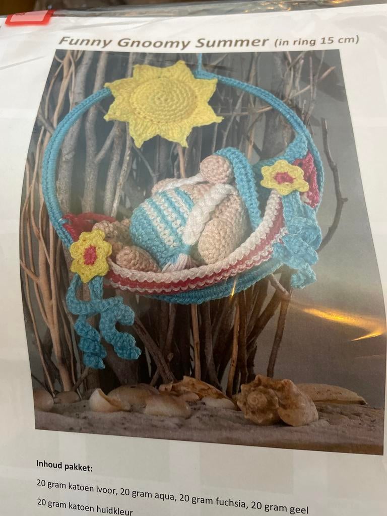 Funny Gnoomy Summer Haakpakket, Funnyshaken.nl, Nijkerk, Nieuw, Ophalen of Verzenden