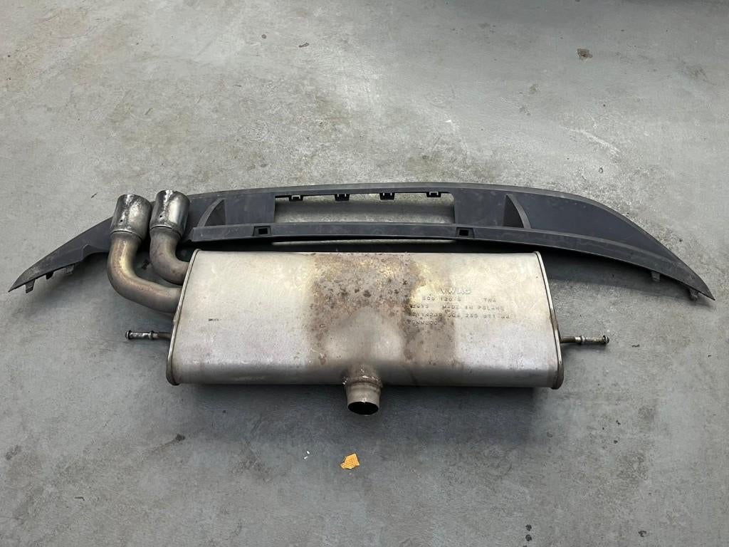 Einddemper + Diffusor Volkswagen Golf GTE - Uitlaat - Demper, Ophalen of Verzenden, Gebruikt, Volkswagen