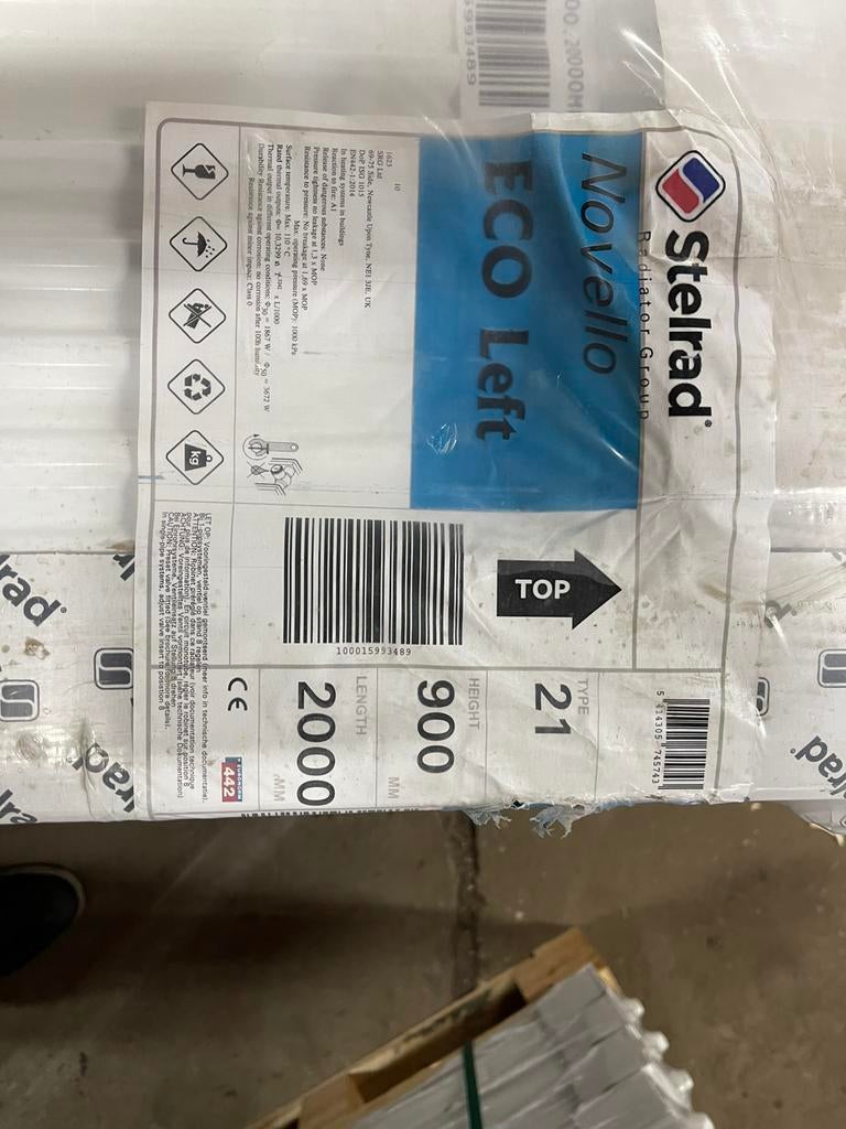 10 radiatoren 90 cm hoog en 200 cm breed t21 nieuw moet weg, Radiator, Nieuw, Minder dan 60 cm, Ophalen of Verzenden