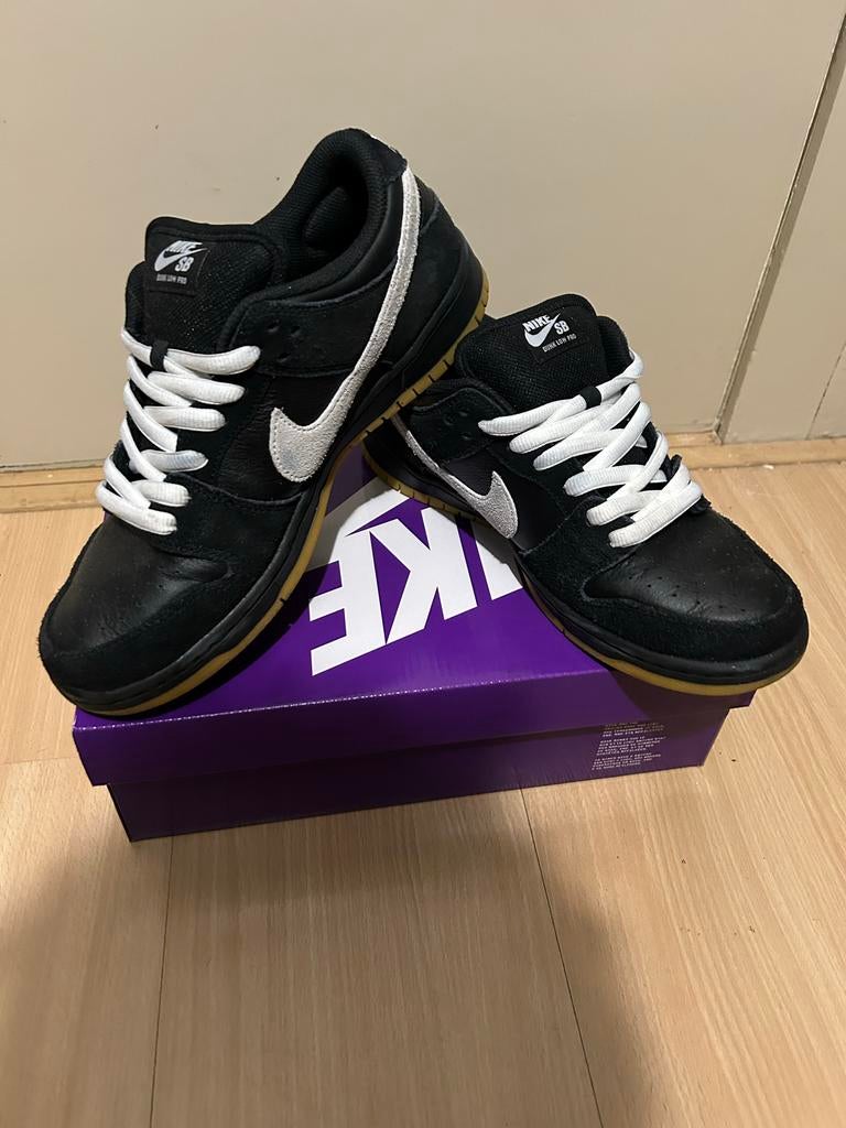Nike SB Dunk Low Pro, Ophalen of Verzenden, Zo goed als nieuw, Zwart