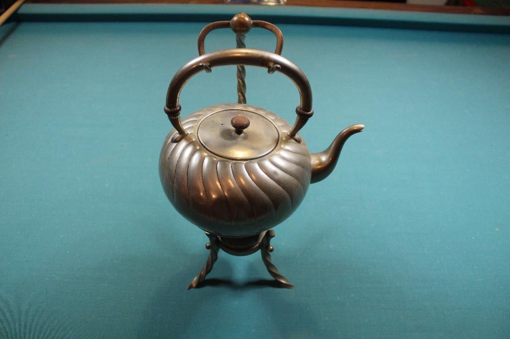 Theepot , hang theepot , spiritus, Antiek en Kunst, Ophalen of Verzenden