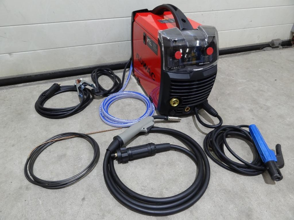 NIEUW Mig/Mag laspparaat Rowac Mig 200p DUBBEL PULSE! 230V