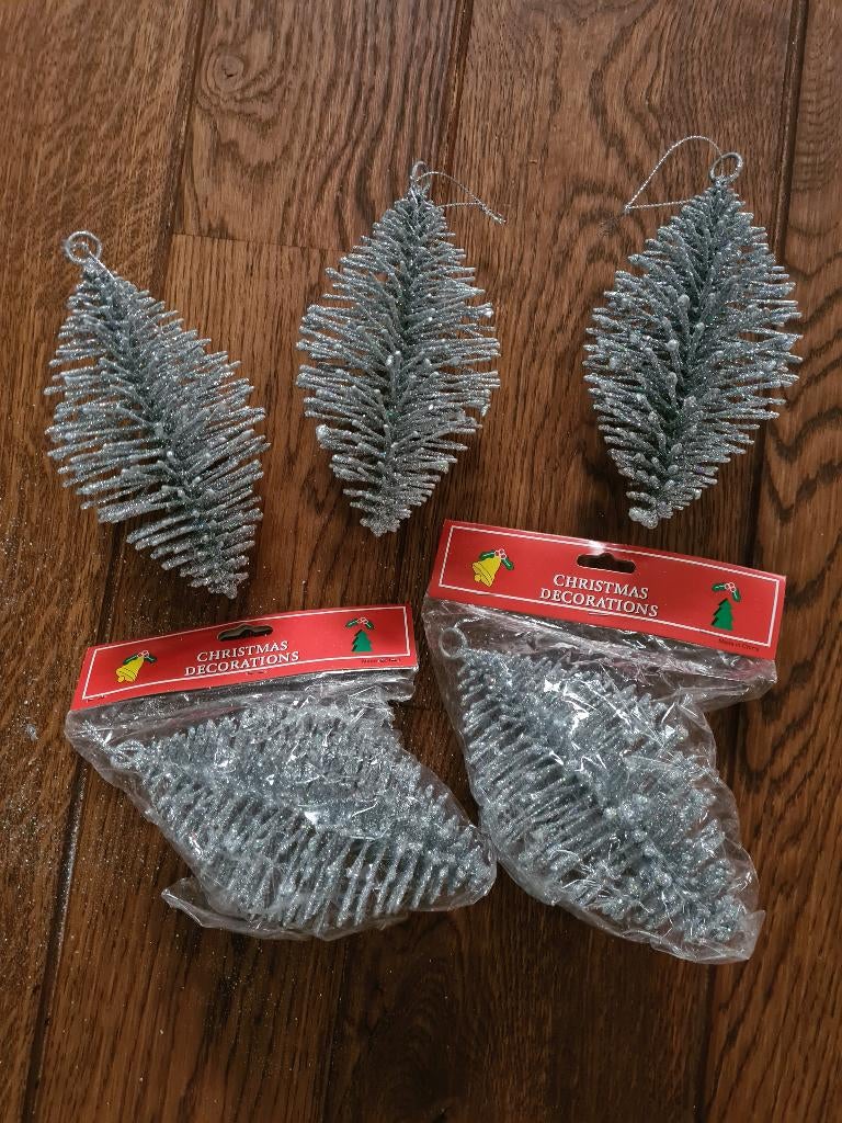 Kerstdecoratie zilver, Diversen, Kerst, Ophalen of Verzenden, Nieuw