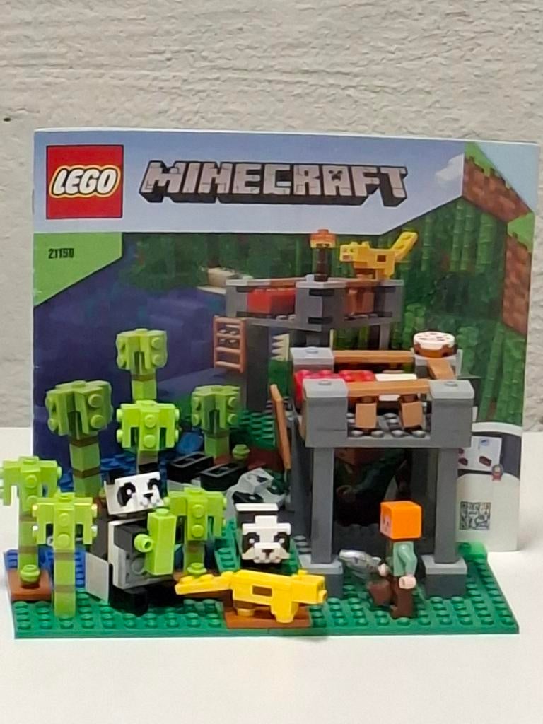LEGO Minecraft De Panda Crèche 21158, Ophalen of Verzenden, Zo goed als nieuw, Complete set, Lego