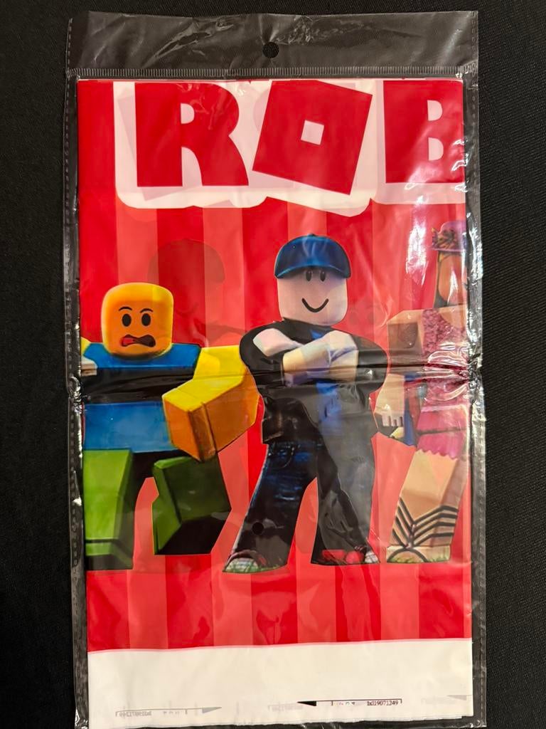 ROBLOX tafelkleed thema roblox versiering, Ophalen of Verzenden, Nieuw, Versiering, Verjaardag