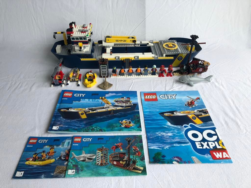 City Lego 60266 - Ocean Exploration Ship - N33, Lego, Lego, Lego, Ophalen of Verzenden