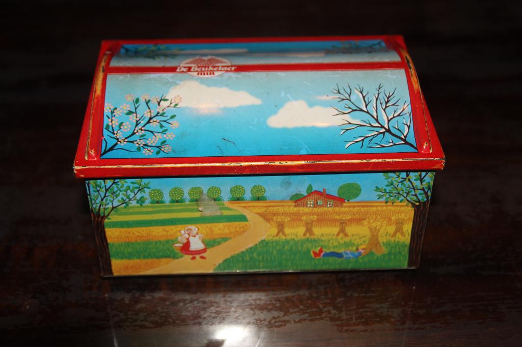 blik met 4 seizoenen van de beukelaer, Verzamelen, Ophalen of Verzenden, Gebruikt, Overige