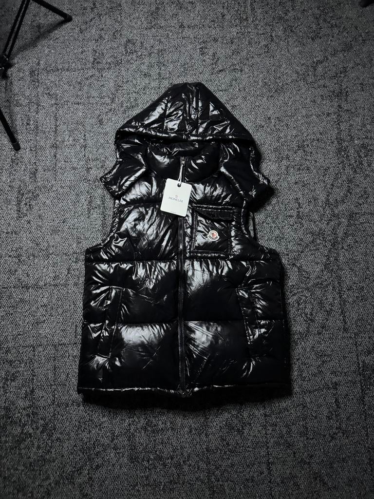 Moncler bodywarmer - maat M, Ophalen of Verzenden, Zo goed als nieuw, Maat 48/50 (M), Zwart