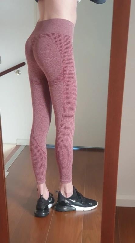 Sportlegging roze scrunch billen maat s, Ophalen of Verzenden, Roze, Maat 36 (S), Fitness of Aerobics