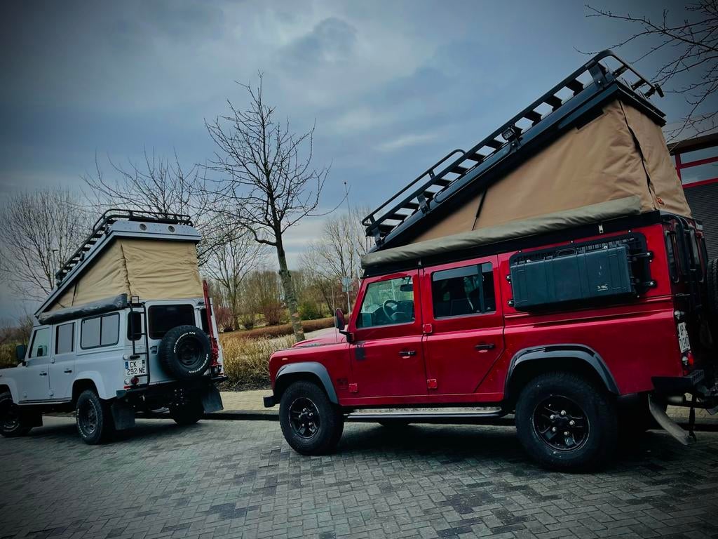 4x4 landrover Defender camper autovakantie huur offroad, Caravans en Kamperen, Verhuur