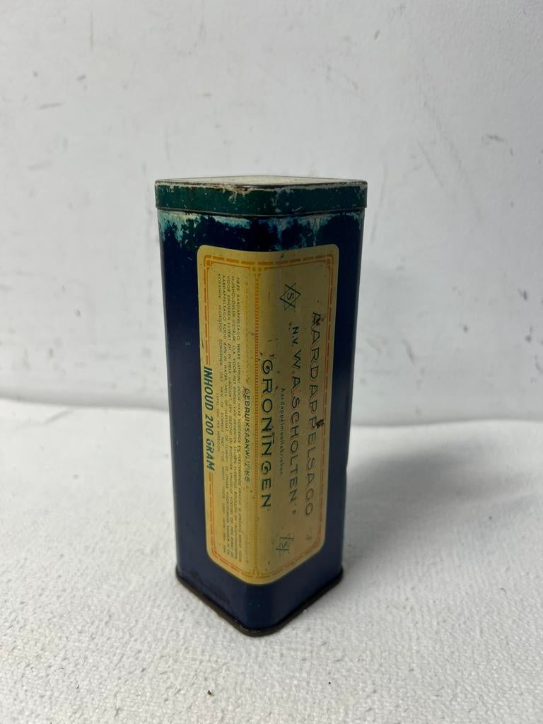 Te Koop : W.A. Scholten Groningen Aardappelsago Meelfabriek, Verzamelen, Blikken, Gebruikt, Overige, Overige merken, Ophalen of Verzenden