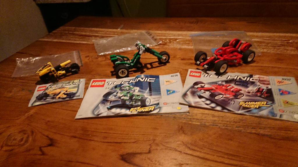 Lego Technic 8004 8236 8237 Formula Force, Ophalen of Verzenden, Gebruikt, Complete set, Lego