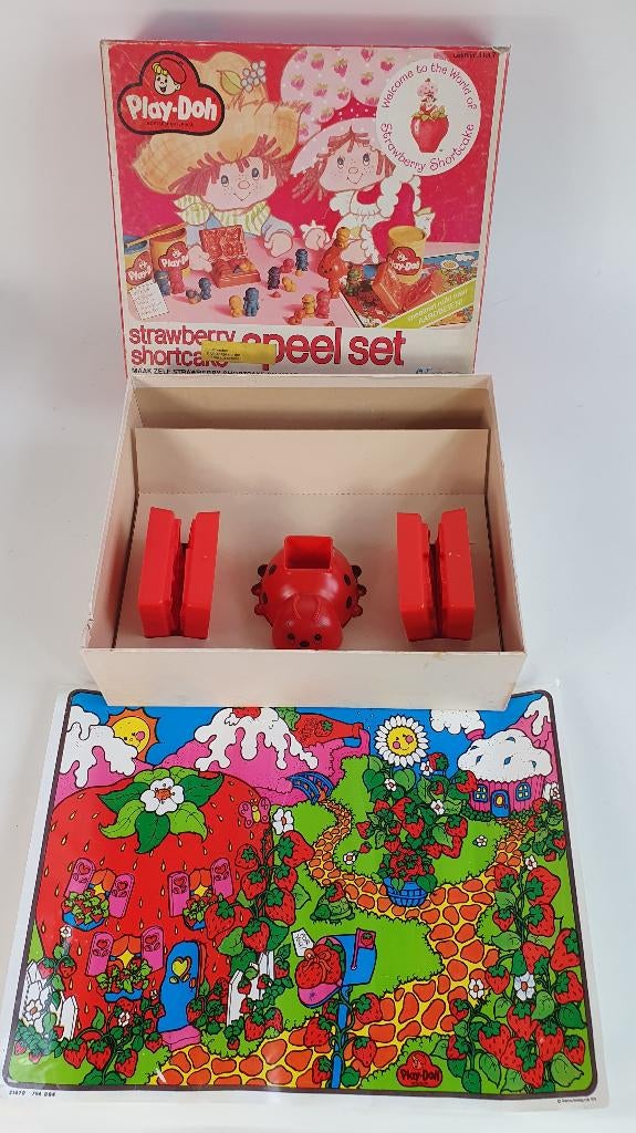 Vintage Strawberry Shortcake Play-doh klei speelset. 7C13, Ophalen of Verzenden
