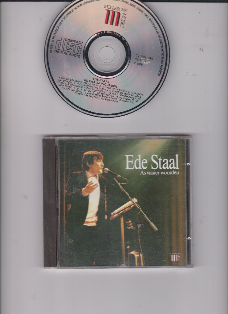 Ede Staal - As vaaier woorden, Verzenden, Zo goed als nieuw, Levenslied of Smartlap