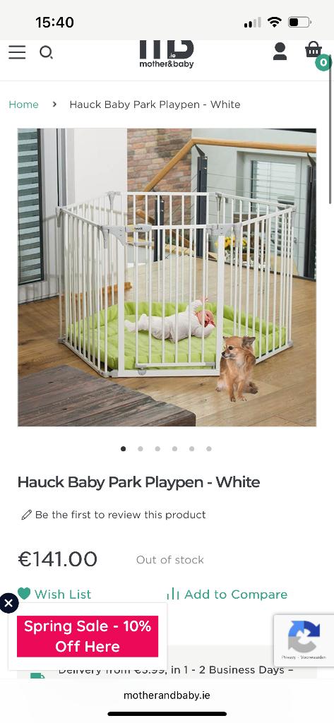 Multifunctionele Baby Park / Box / Traphek / Haardhek, Ophalen, Zo goed als nieuw