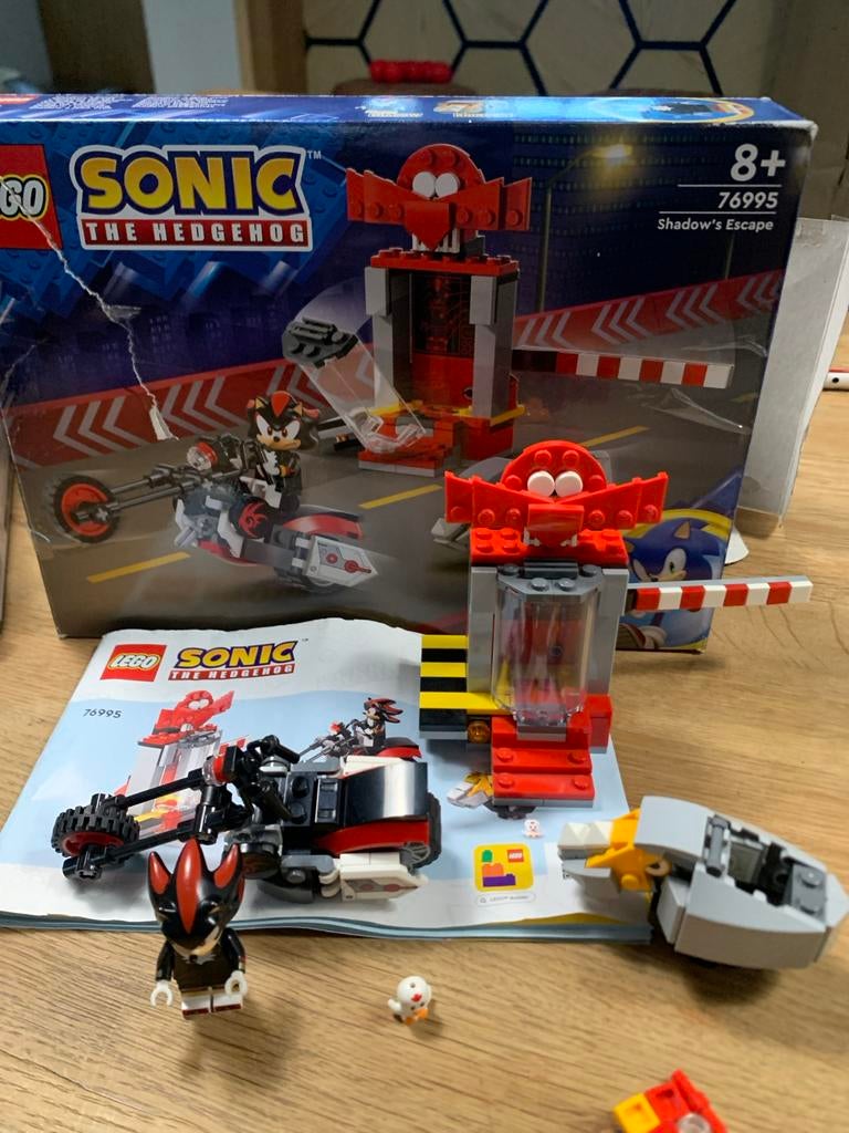 Lego 76995 Sonic the Hedgehog - Shadow's Escape - Compleet, Kinderen en Baby's, Speelgoed | Duplo en Lego, Zo goed als nieuw, Lego