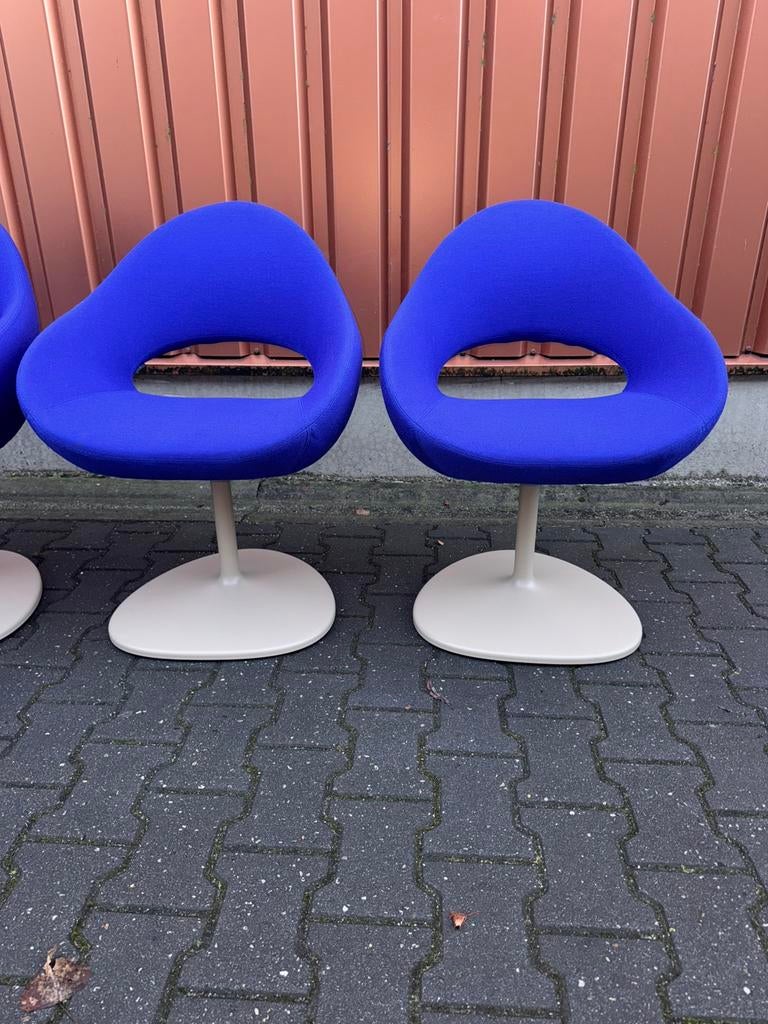 Artifort Shark stoelen (4x) zgan - Rene Holten, Ophalen, Zo goed als nieuw, Vier, Metaal