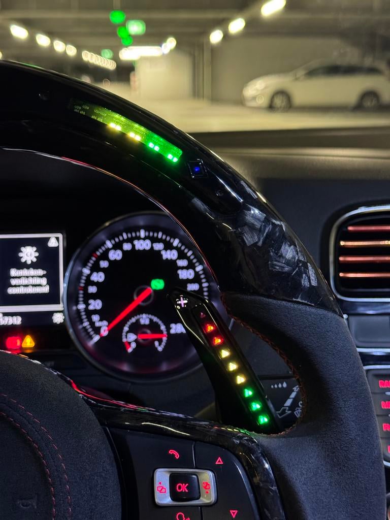 Volkswagen Polo GTI | Maxton| Akrapovic |Carbon, Stof, 4 cilinders, Zwart, 1180 kg