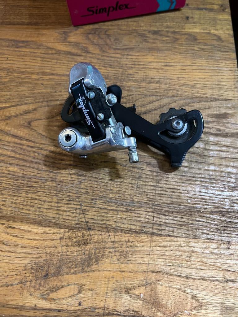 Achter derailleur Simplex retro MTB, Fietsen en Brommers, Fietsonderdelen, Ophalen of Verzenden, Zo goed als nieuw, Algemeen