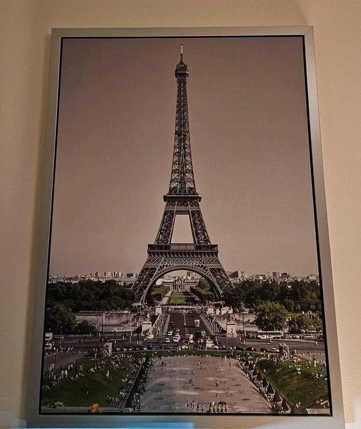IKEA Eiffeltoren Ingelijst 77cmx57cm, Ophalen, 75 cm of meer, 50 tot 75 cm, Print