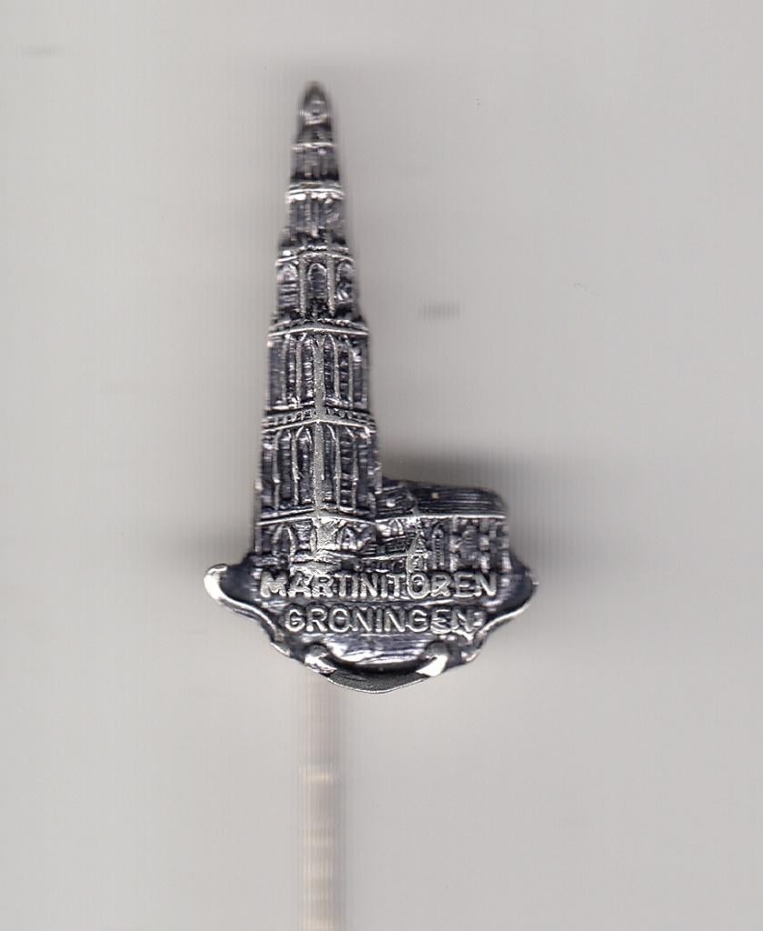 Martinitoren Martini Toren Groningen speldje, Gebruikt, Niet vindbaar, Niet vindbaar, Speldje of Pin