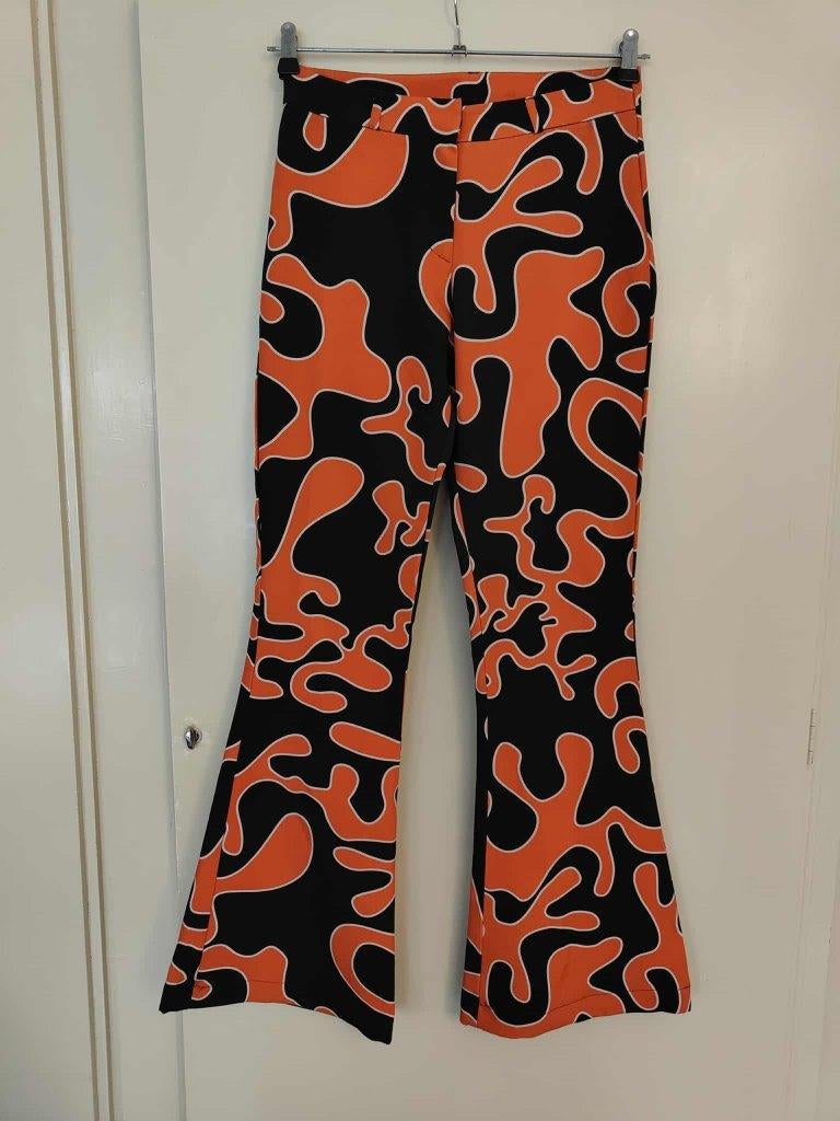 broek dames Oranje Stieglitz broek maat M voor feestje, Maat 38/40 (M), Zwart, Stieglitz, Ophalen of Verzenden