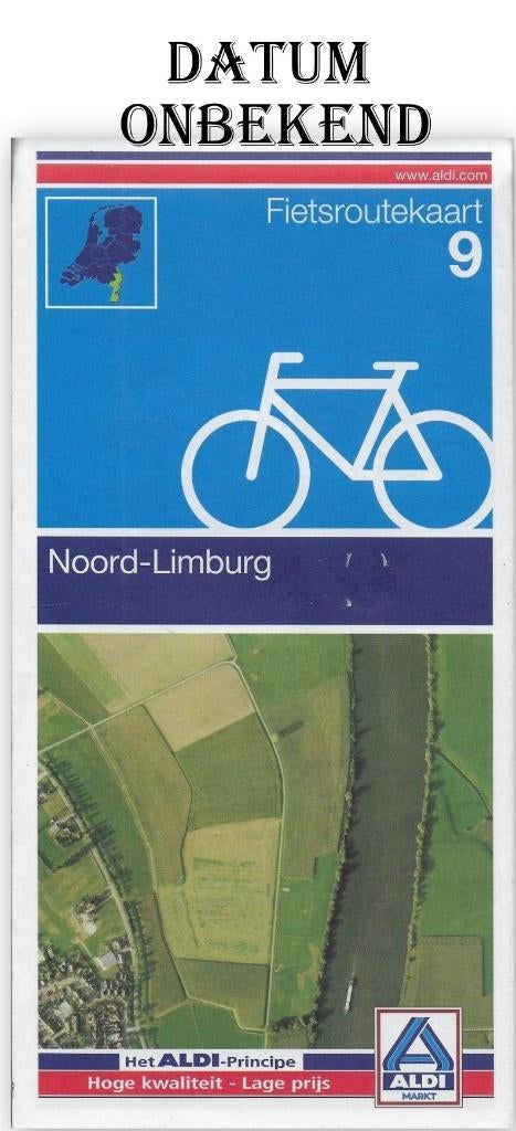 pl17- Aldi Plattegrond Noord Limburg, Boeken, Atlassen en Landkaarten, Gelezen, Ophalen of Verzenden, Landkaart, 1800 tot 2000