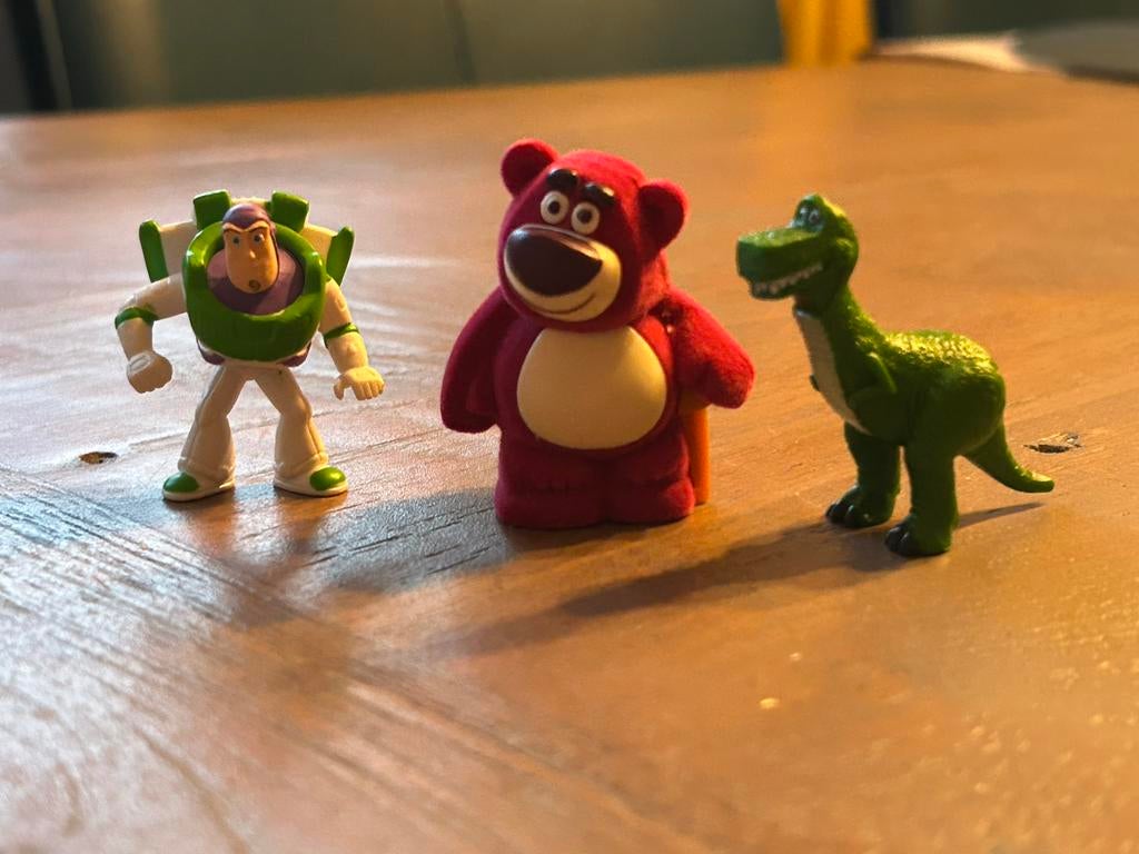 Toy Story Actiefiguren Set - Buzz, Lotso & Rex, Kinderen en Baby's, Speelgoed | Actiefiguren, Gebruikt, Ophalen of Verzenden