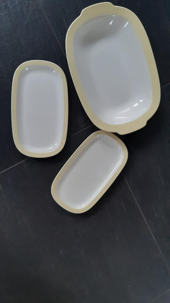 Broodschaal met 2 vlees schaaltjes, Ophalen of Verzenden