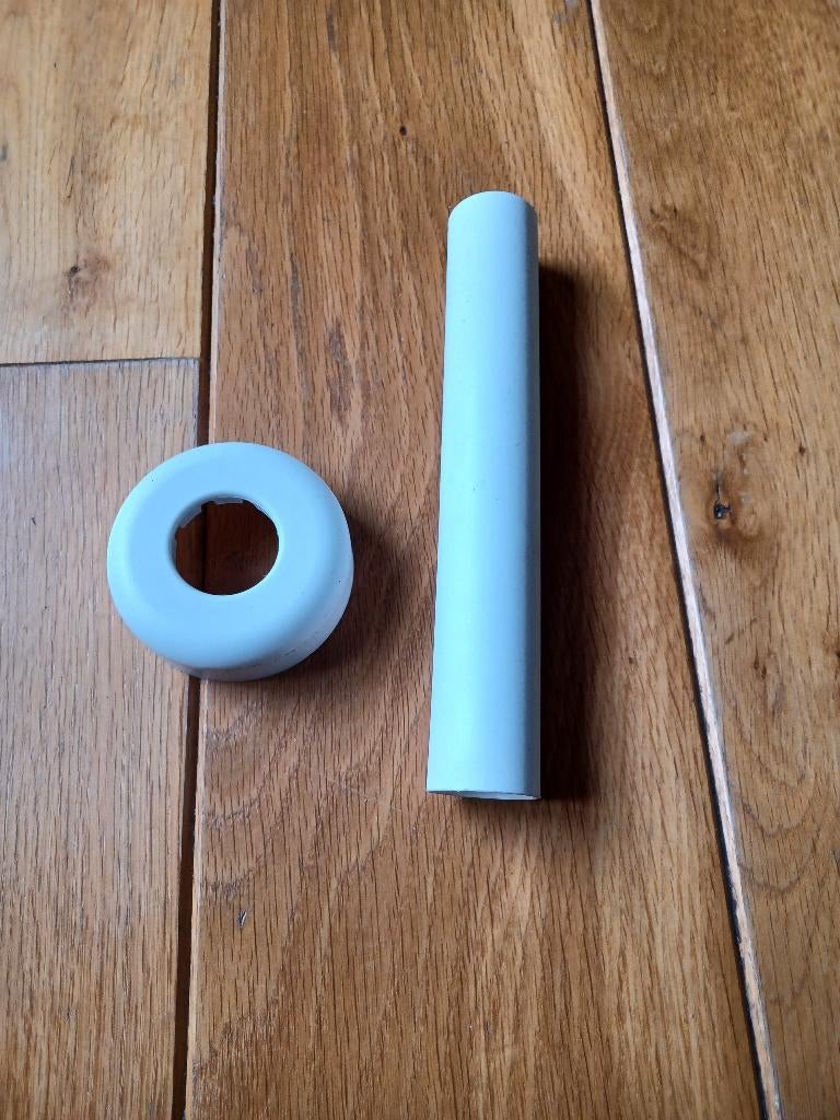 Kort buisje (20cm) + rozet voor afvoer / nieuw, Ophalen of Verzenden, Nieuw, Kraan