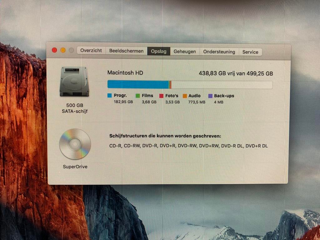 iMac 8, groot scherm, mét Adobe programma’s, Ophalen, Gebruikt, IMac